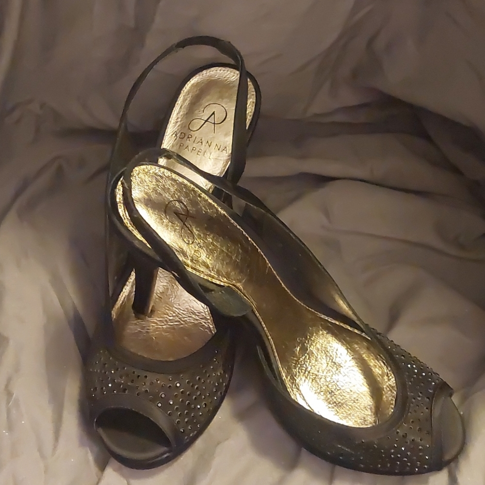 Bran New Adrianna Papell dress heels open toes